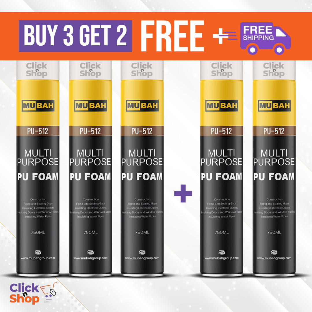 MUBAH PU Expanding Foam Spray 400ml - 750ml