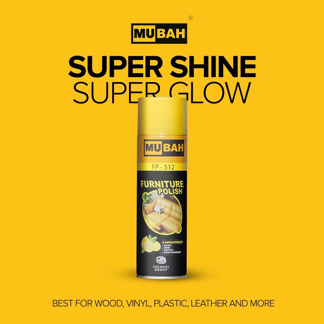 MUBAH Furniture Polish Spray 550ml
