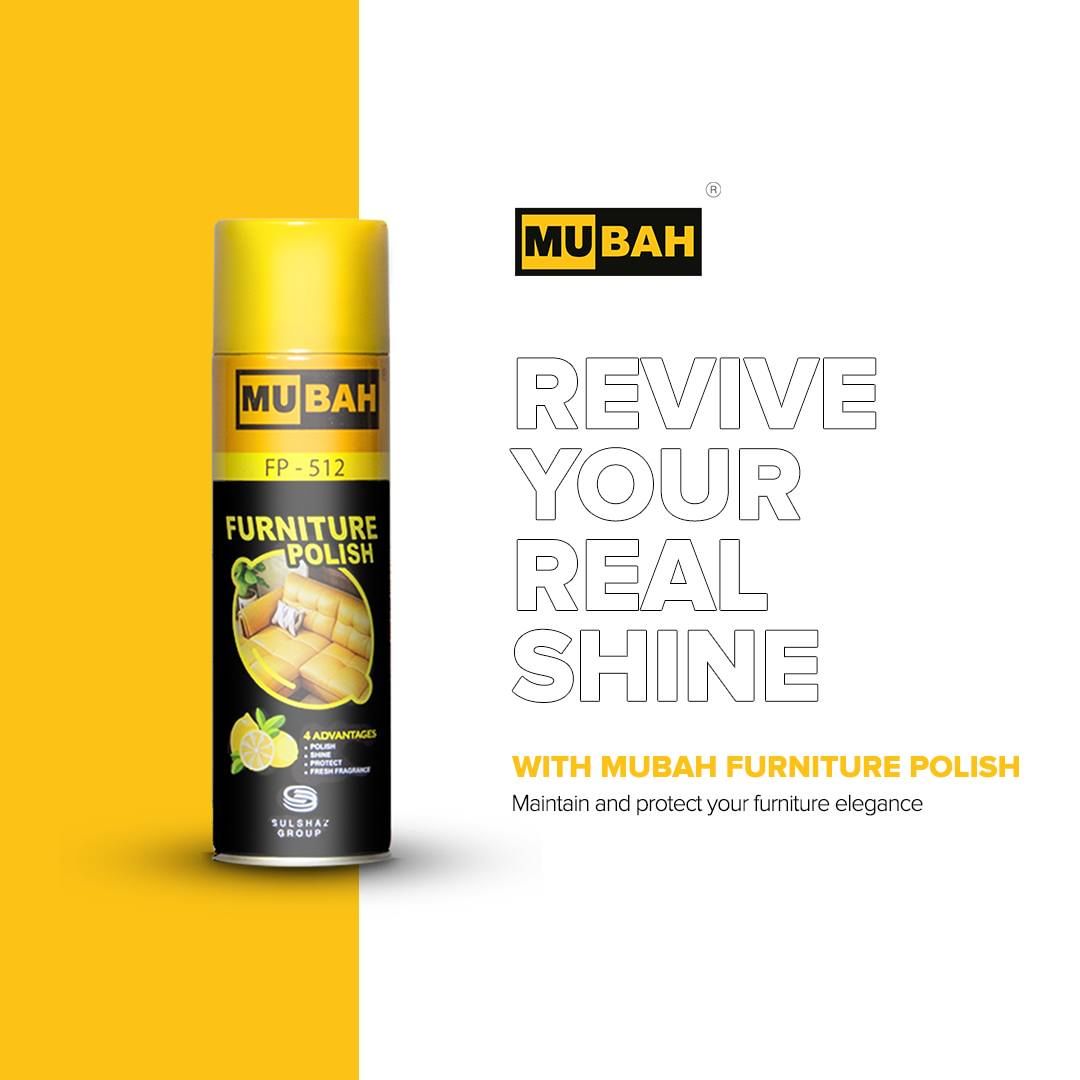 MUBAH Furniture Polish Spray 550ml