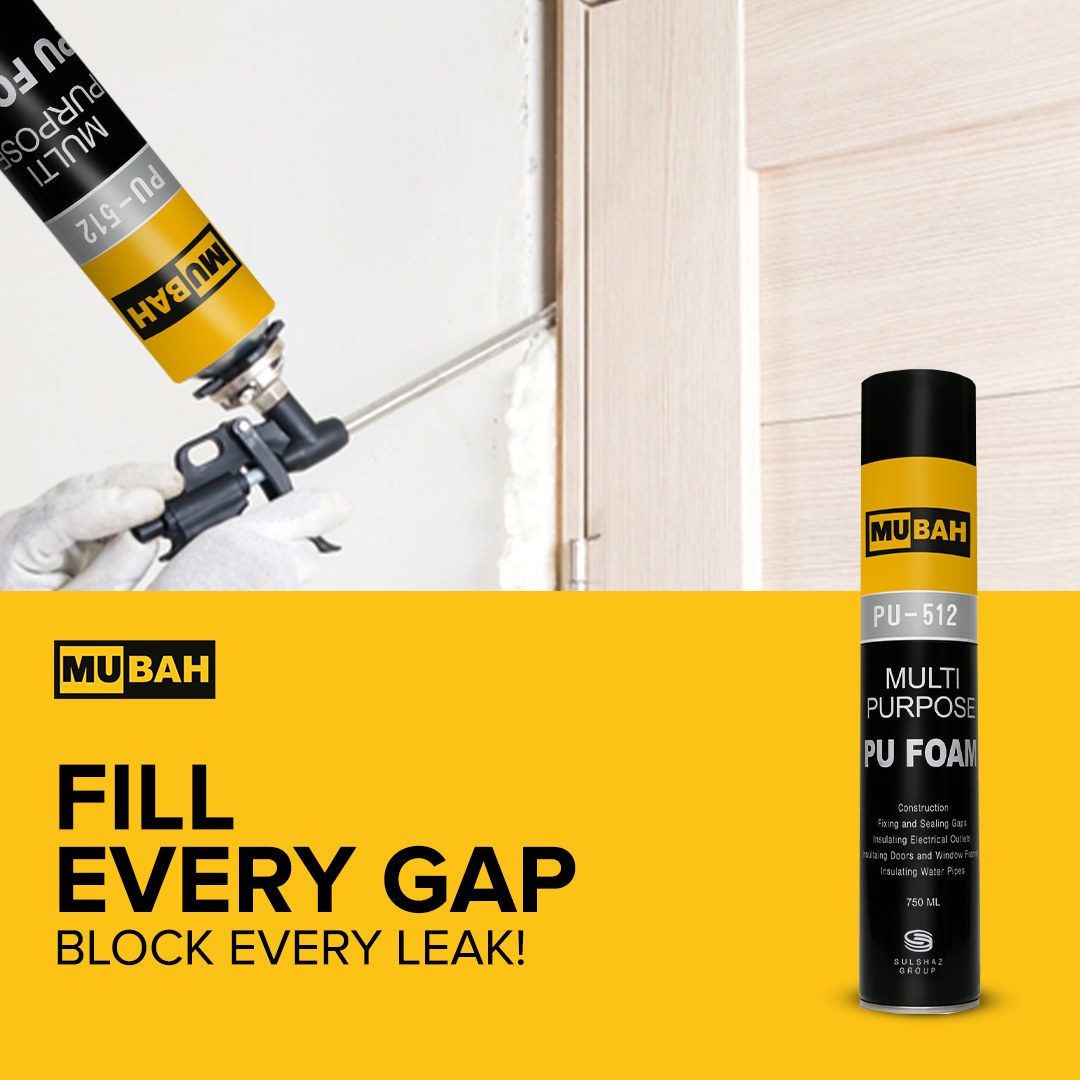 MUBAH PU Expanding Foam Spray 400ml - 750ml