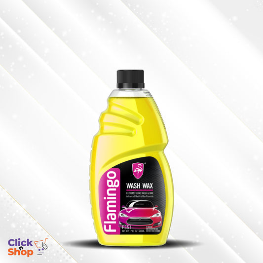 FLAMINGO Car Wash & Wax Shampoo 500ml