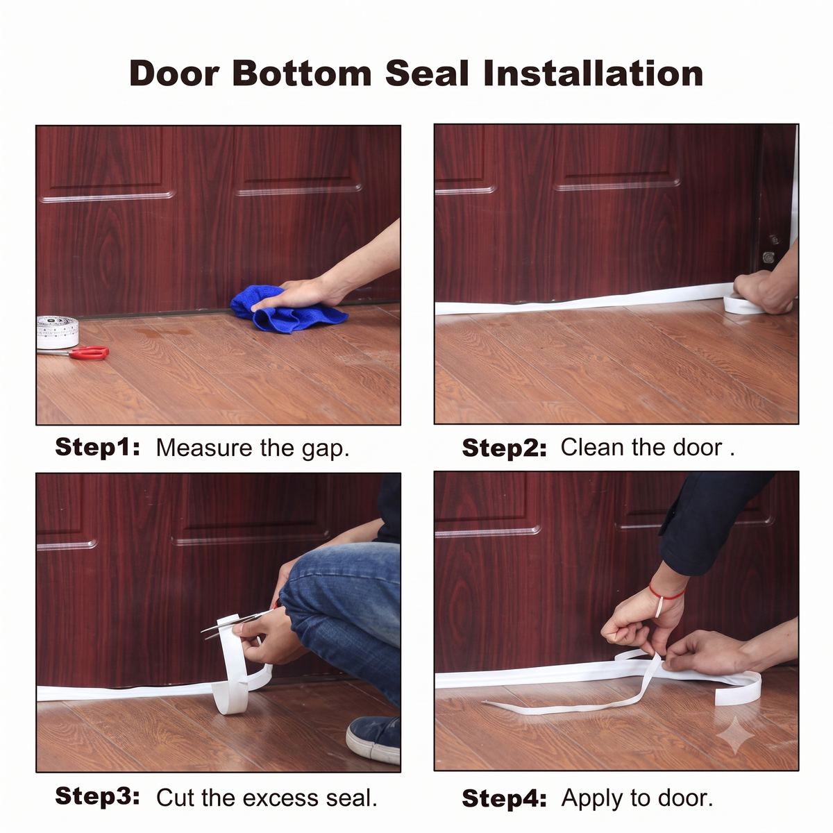 Silicon Gap Sealing Tape for Door Windows 16ft