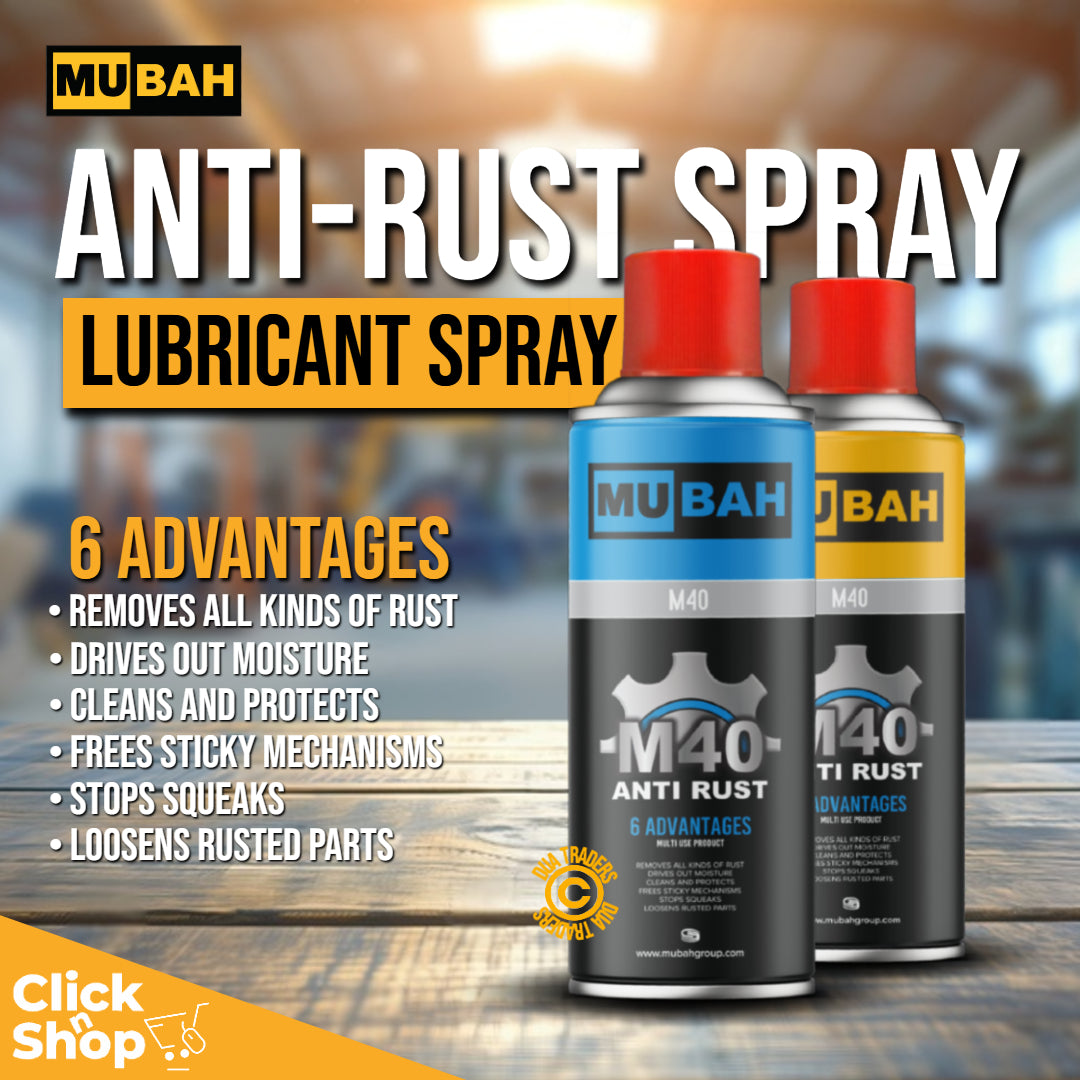 MUBAH M40 Anti Rust and Lubricant Spray