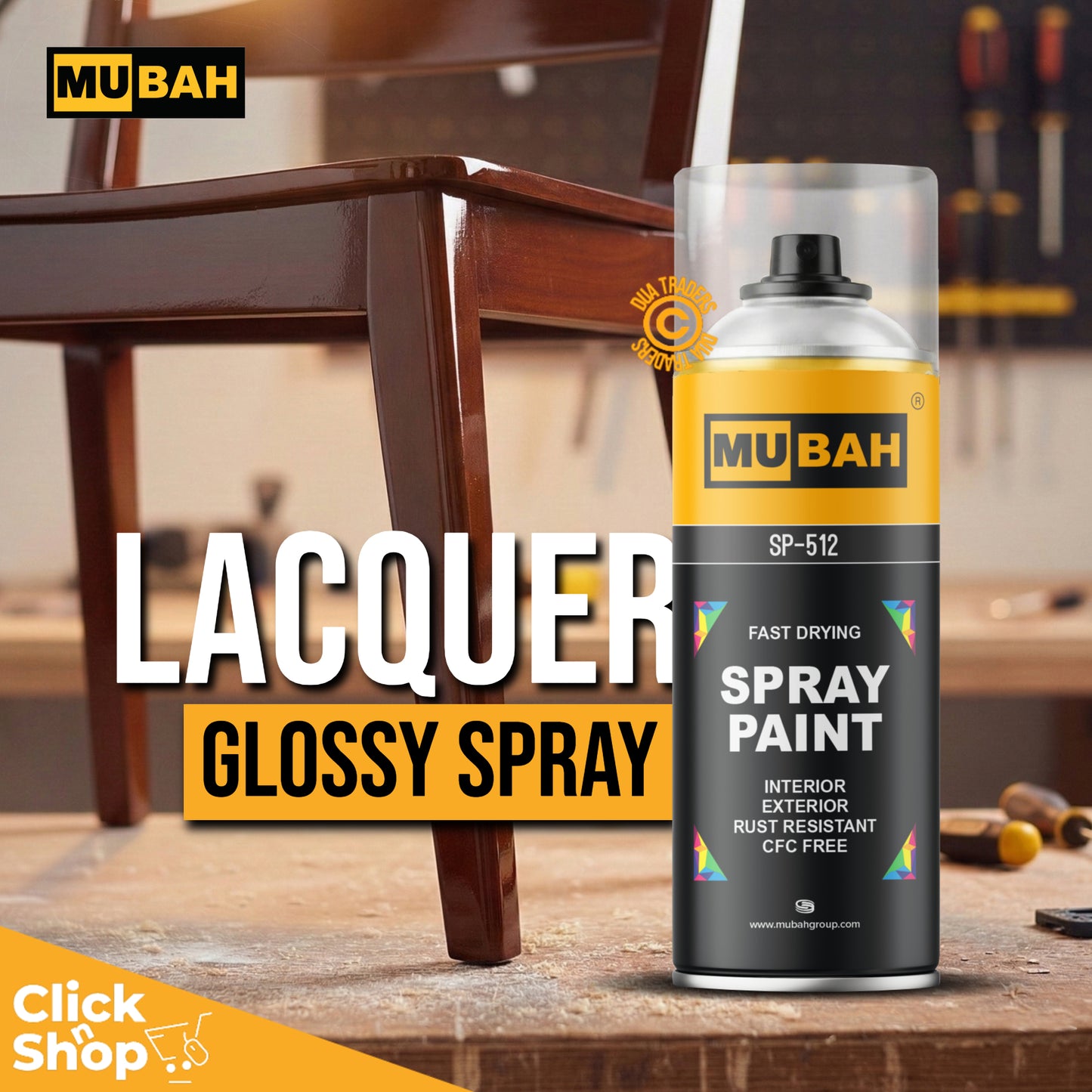 MUBAH Lacquer Spray 400ml