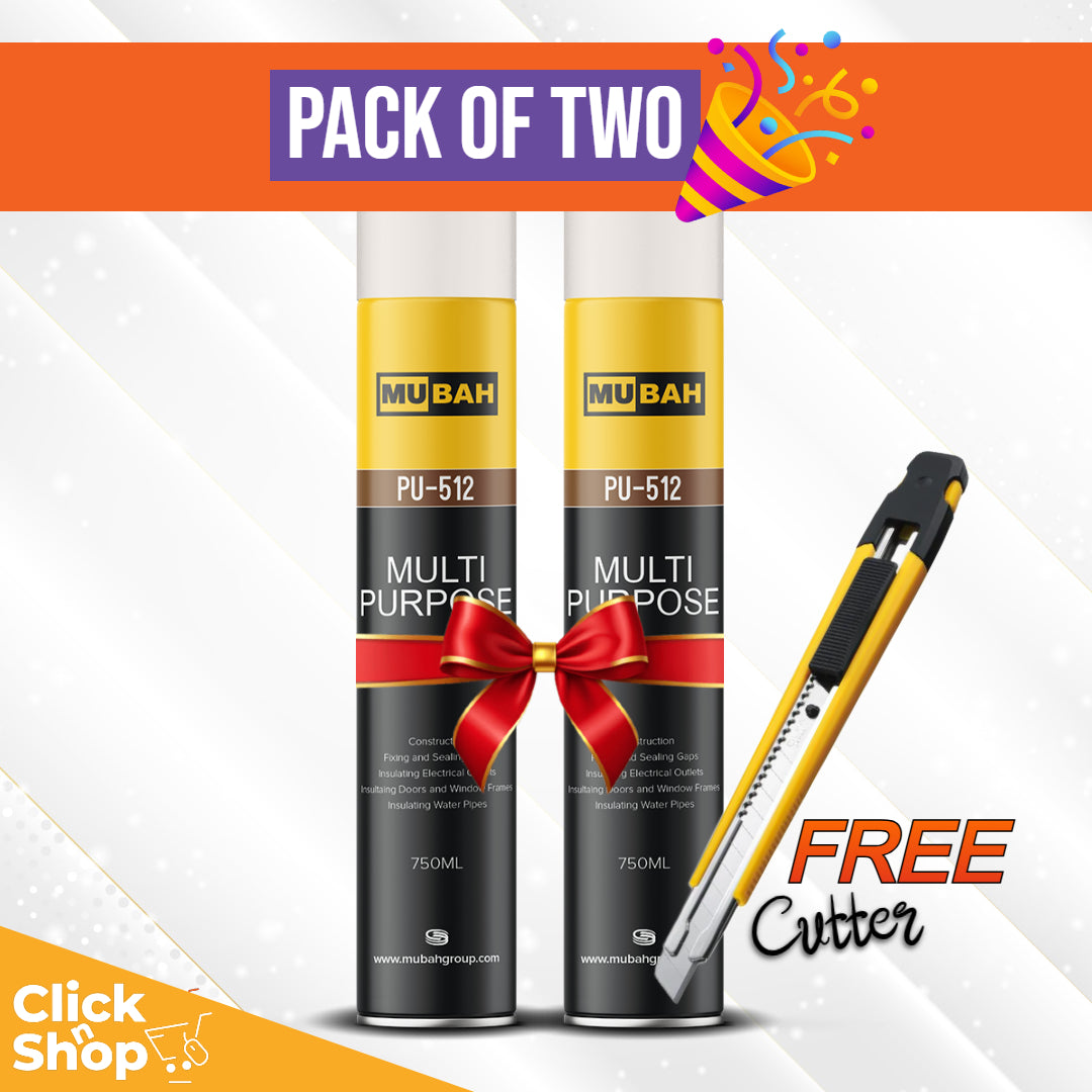 MUBAH PU Expanding Foam Spray 400ml - 750ml
