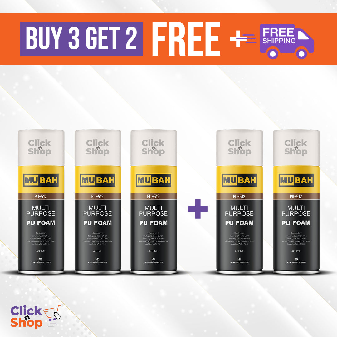 MUBAH PU Expanding Foam Spray 400ml - 750ml