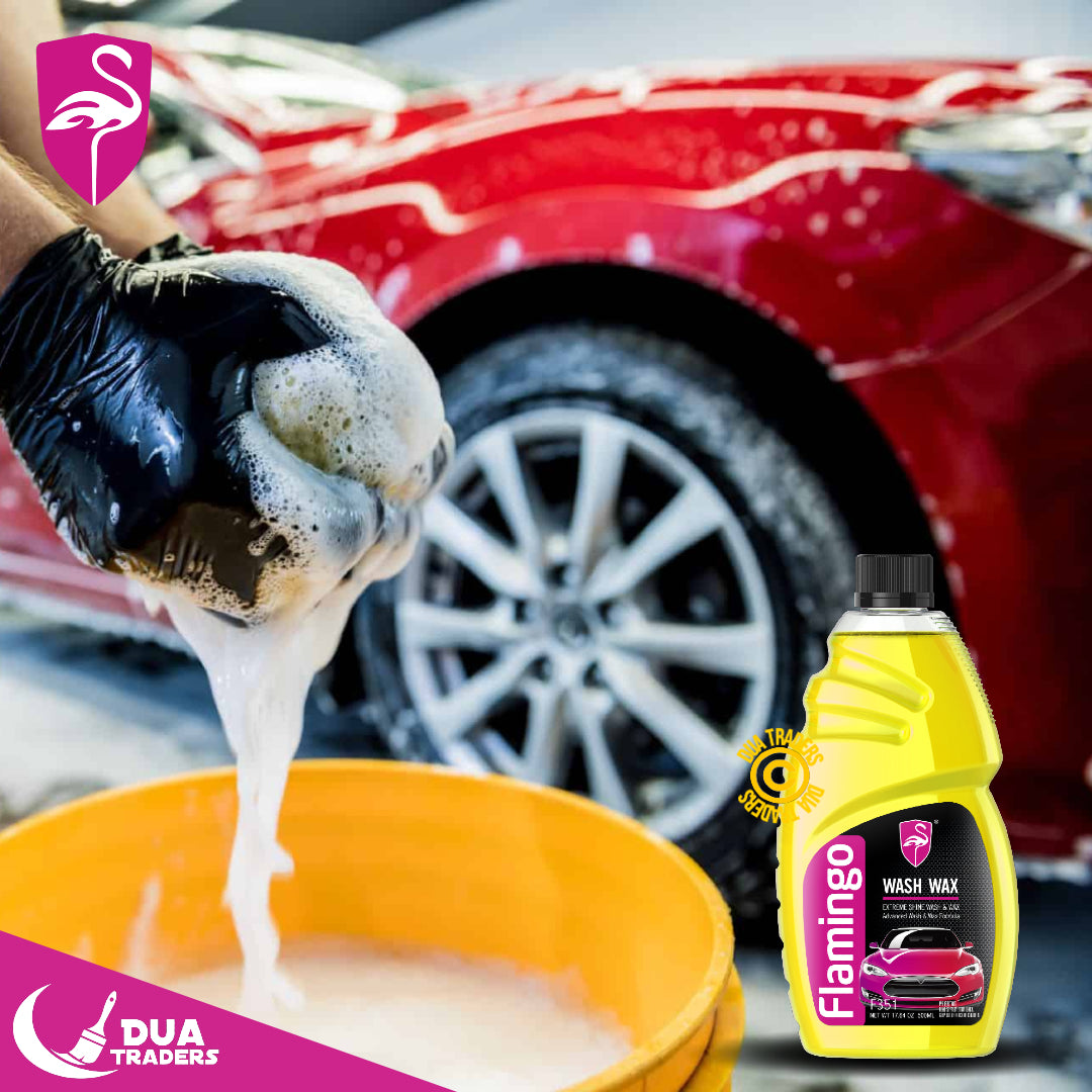 FLAMINGO Car Wash & Wax Shampoo 500ml
