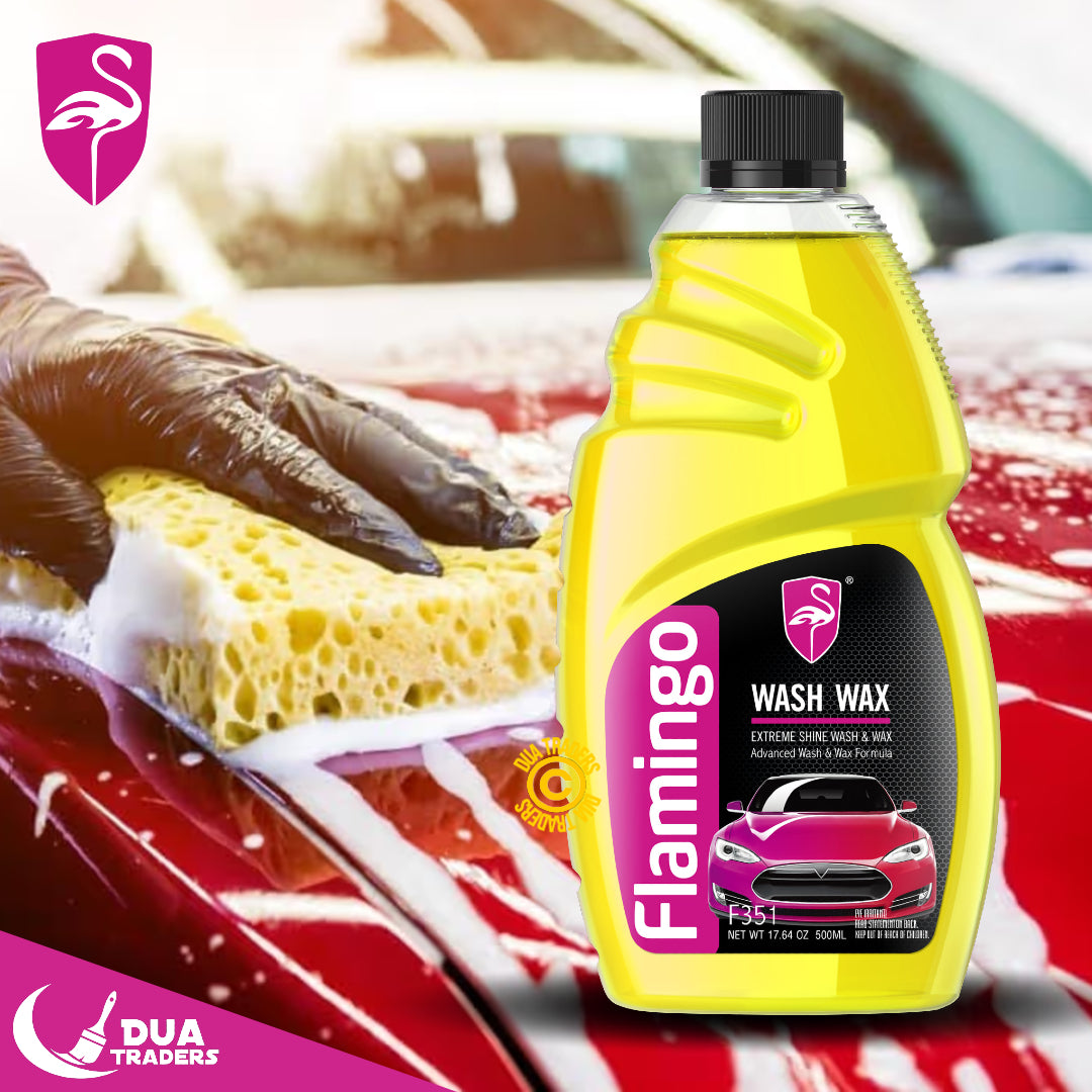 FLAMINGO Car Wash & Wax Shampoo 500ml